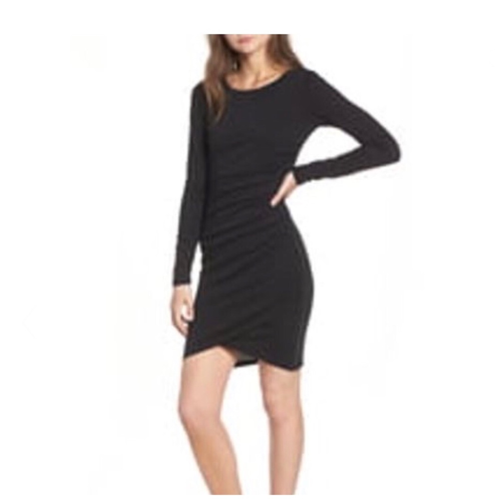 NWT Leith Ruched Long Sleeve Dress